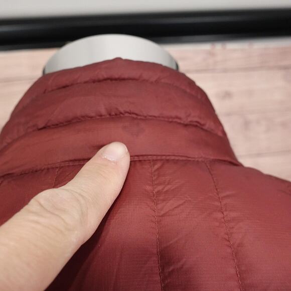 Brooks Brothers Red Fleece Jacket Mens 2XL Burgundy Down Puffer Lightweight‎ - Picture 7 of 16